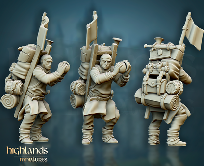 King Arthur and Patsy | Gallia, the Medieval Kingdom | Highlands Miniatures