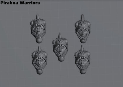 Bits - Amazon Heads | Amazons | Resin 3D Printed Miniature | Kyoushuneko