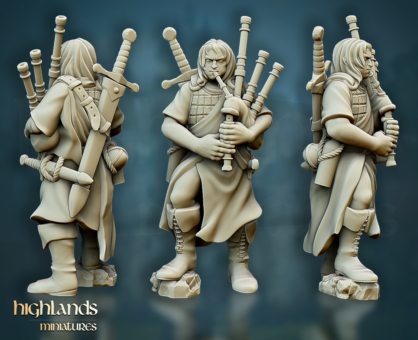 Questing Knights of Gallia on Foot | Gallia, the Medieval Kingdom | Highlands Miniatures