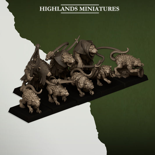 Rats and Rat Masters | Sewer Vermin | Highlands Miniatures