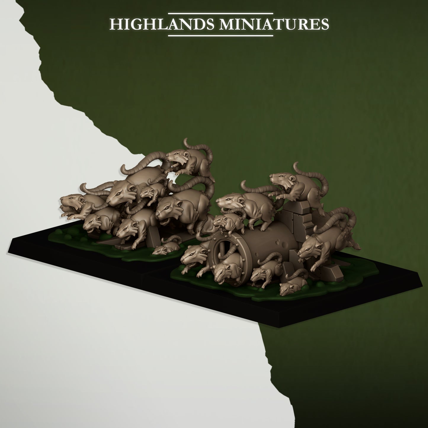 Rat Swarms | Sewer Vermin | Highlands Miniatures