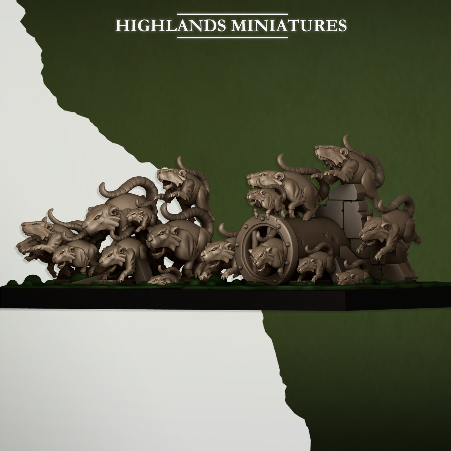 Rat Swarms | Sewer Vermin | Highlands Miniatures