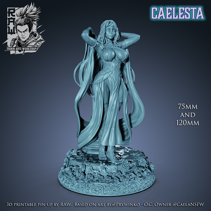 Caelesta | SFW / NSFW Pinup | Ronin Arts Workshop