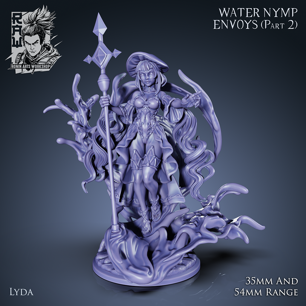 Lyda - The Mage | Water Nymph Envoys | 28-120mm | Ronin Arts Workshop