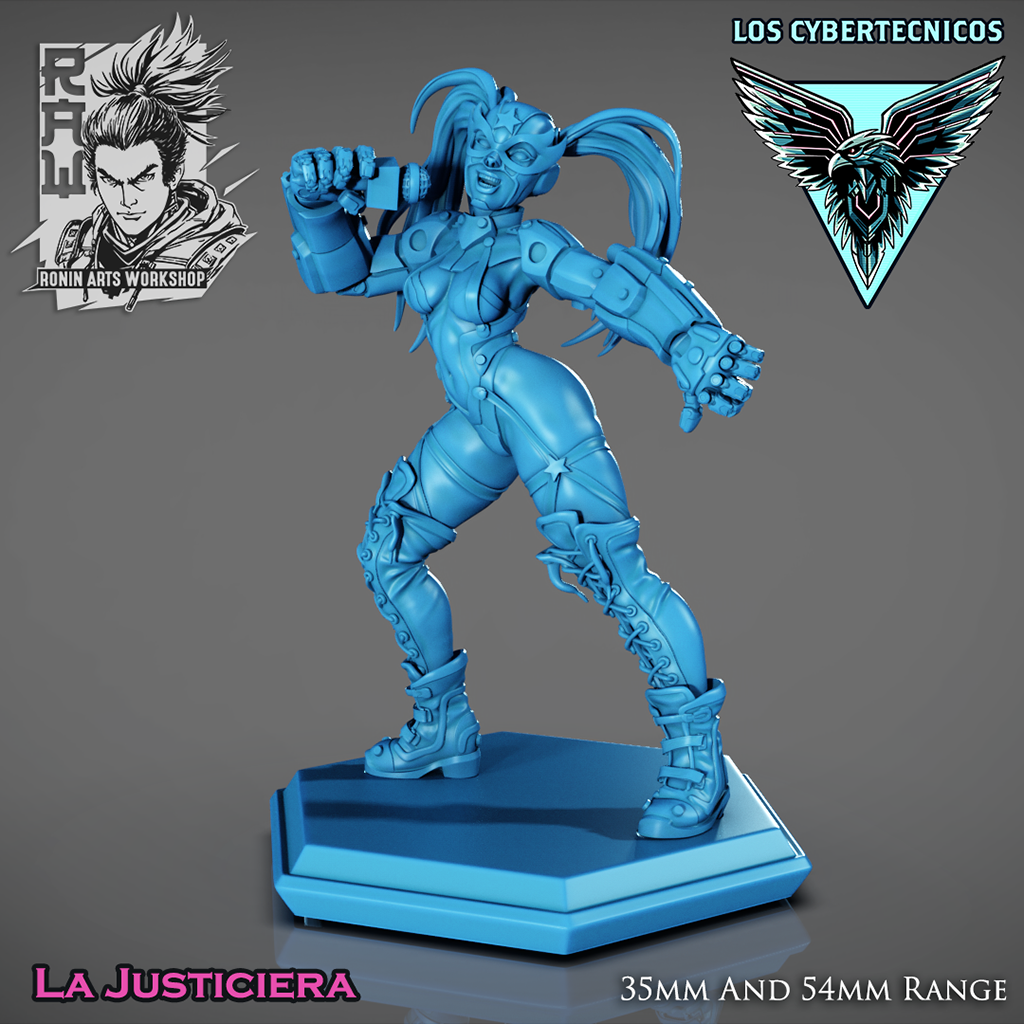 Cyber Luchador - La Justiciera | Ronin Arts Workshop