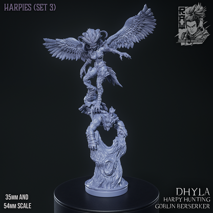 Dhyla the Harpy - Goblin Hunting Alt Pose | Pinups | Ronin Arts Workshop