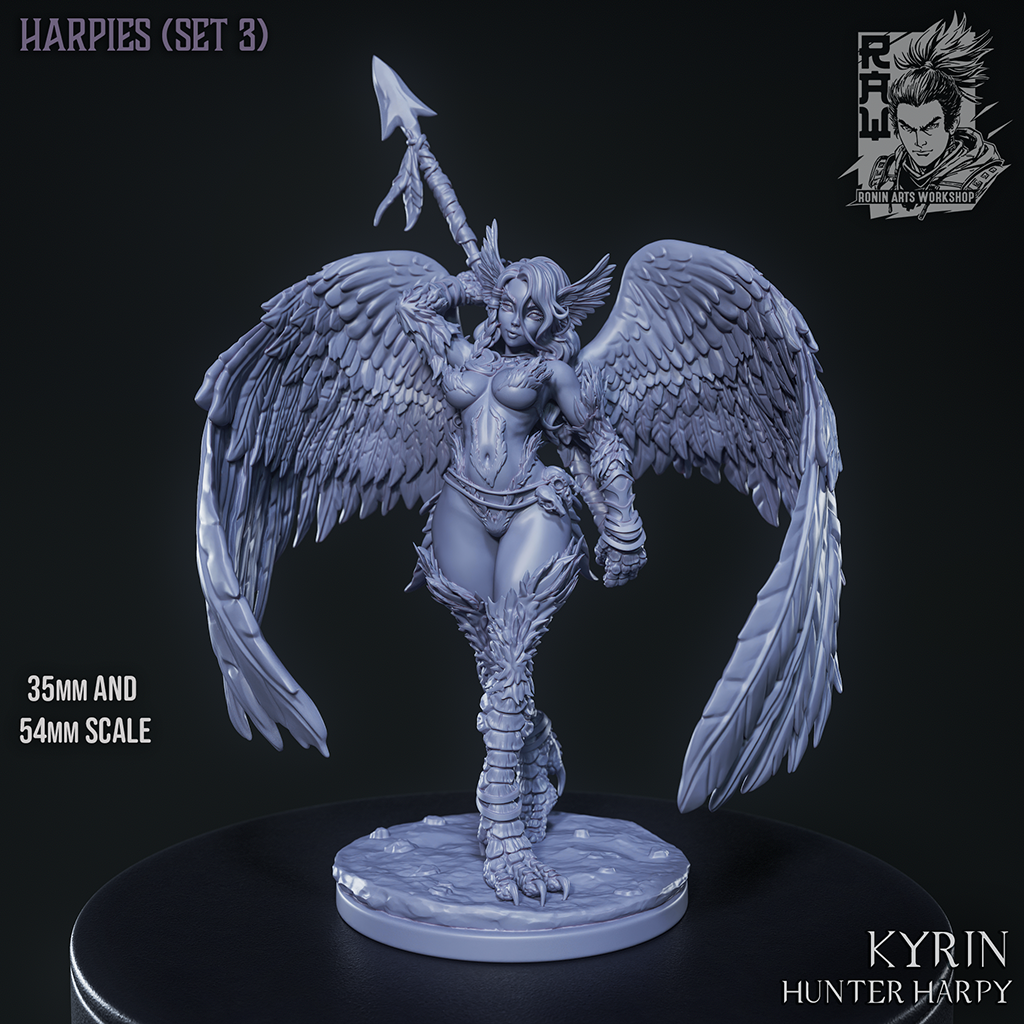 Hunter Harpy Kyrin - Standing Alt Pose