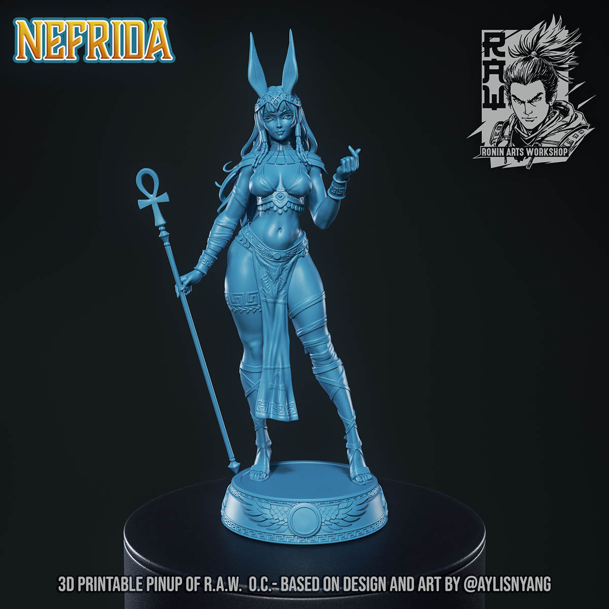 Nefrida - Egyptian Priestes | Pinups | Ronin Arts Workshop