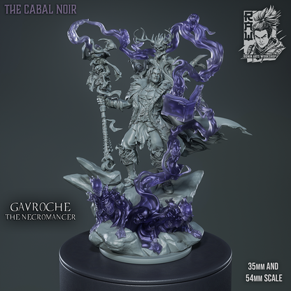 Gavroche The Necromancer | Fantasy RPG Miniatures | Ronin Arts Workshop