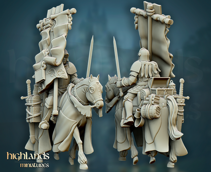 Mounted Questing Knights | Gallia, the Medieval Kingdom | Highlands Miniatures