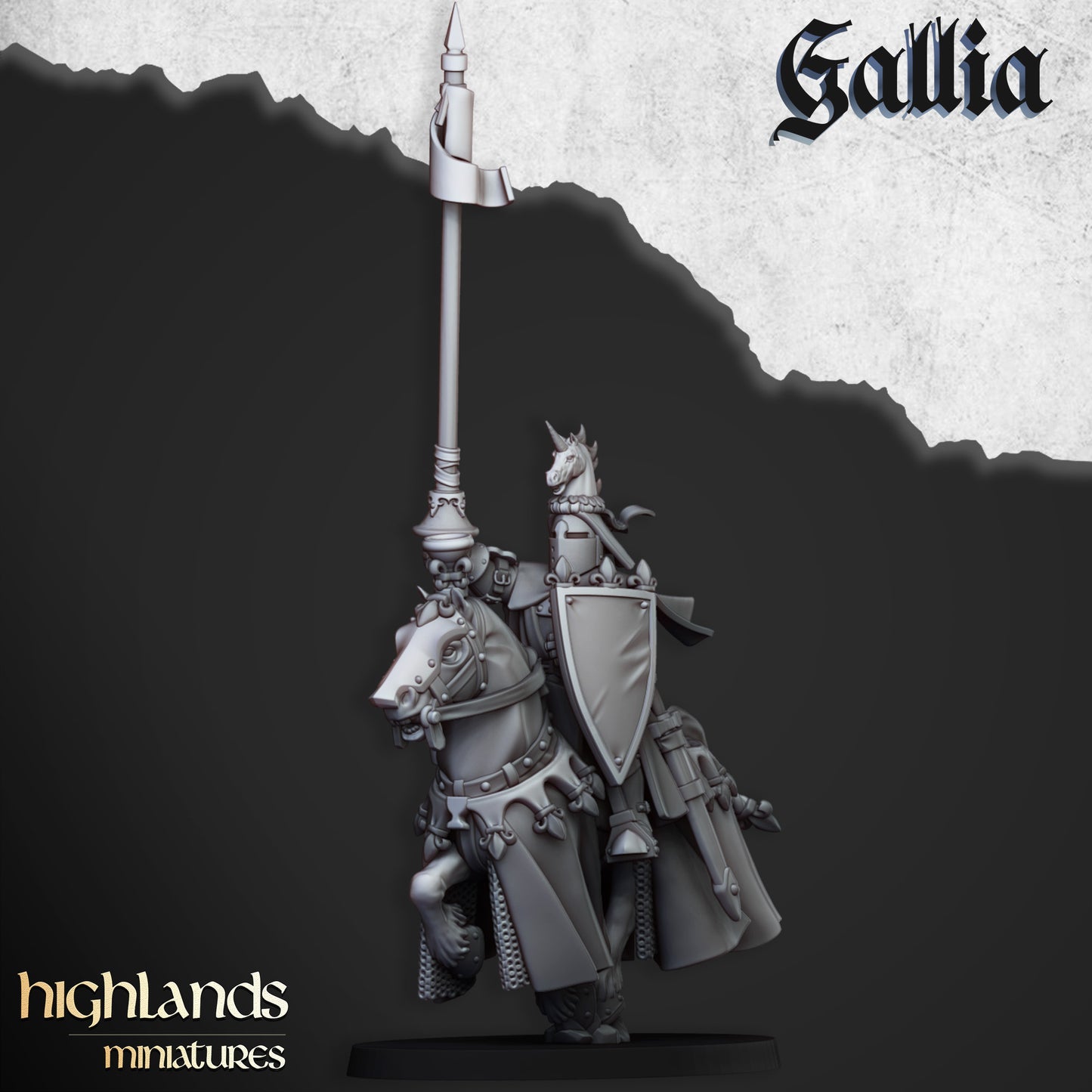 Royal Knights of Gallia | Gallia, the Medieval Kingdom | Highlands Miniatures