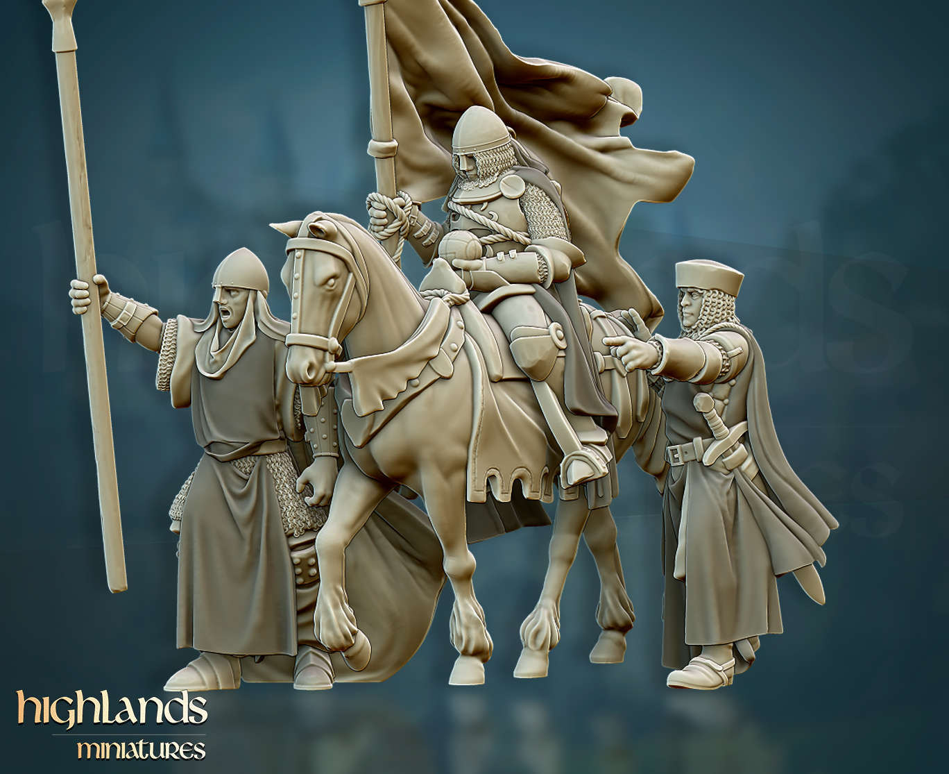 Crusader Sacred Reliquary | Gallia, the Medieval Kingdom | Highlands Miniatures