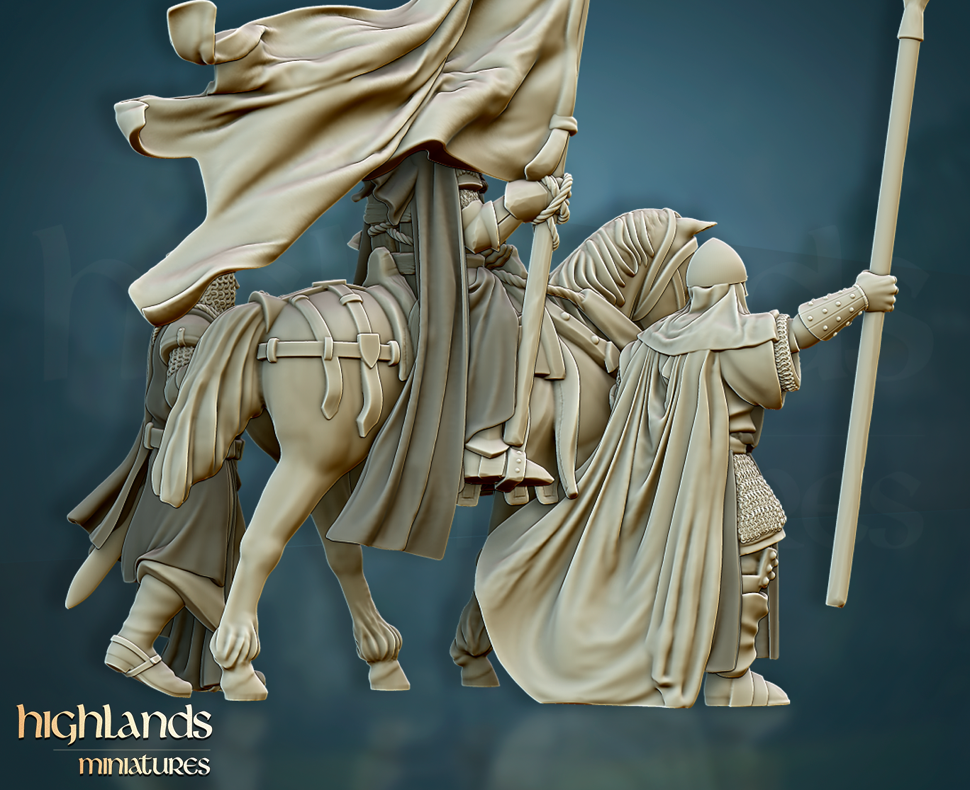 Crusader Sacred Reliquary | Gallia, the Medieval Kingdom | Highlands Miniatures