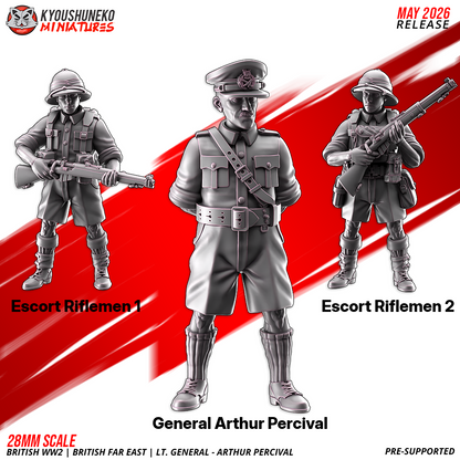 British WW2 Far East | LT General Arthur Percival