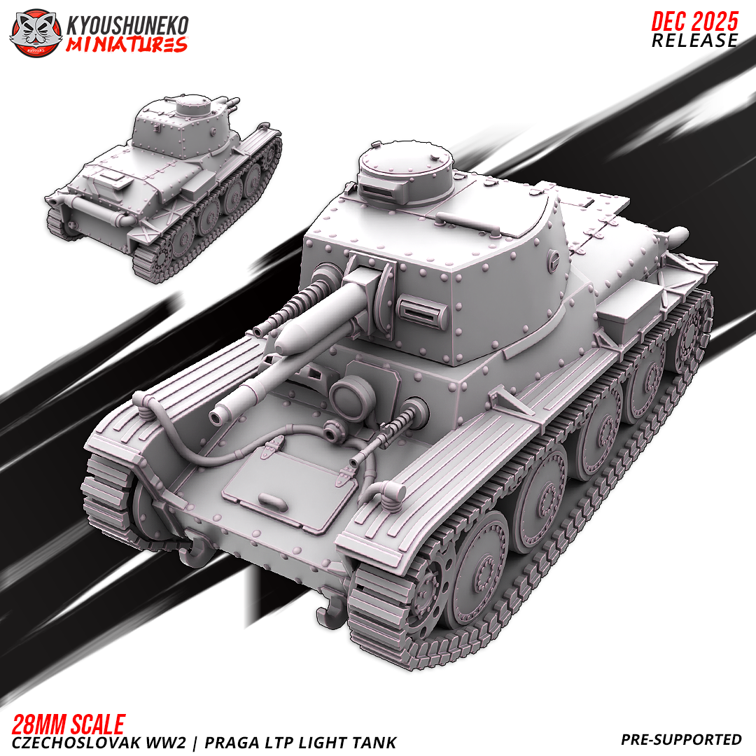 Czechoslovak WW2 Praga LTP Light Tank