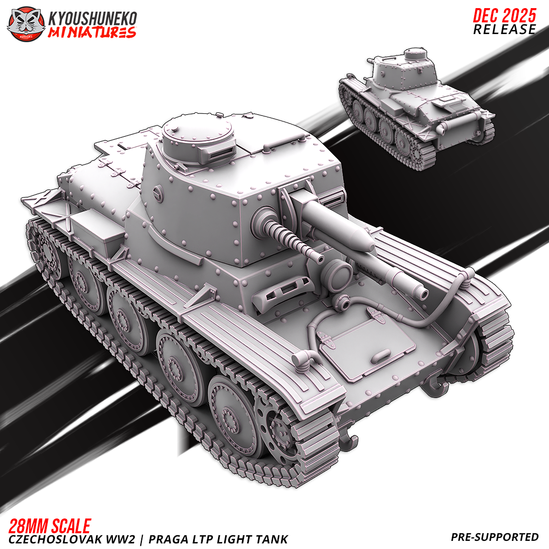 Czechoslovak WW2 Praga LTP Light Tank