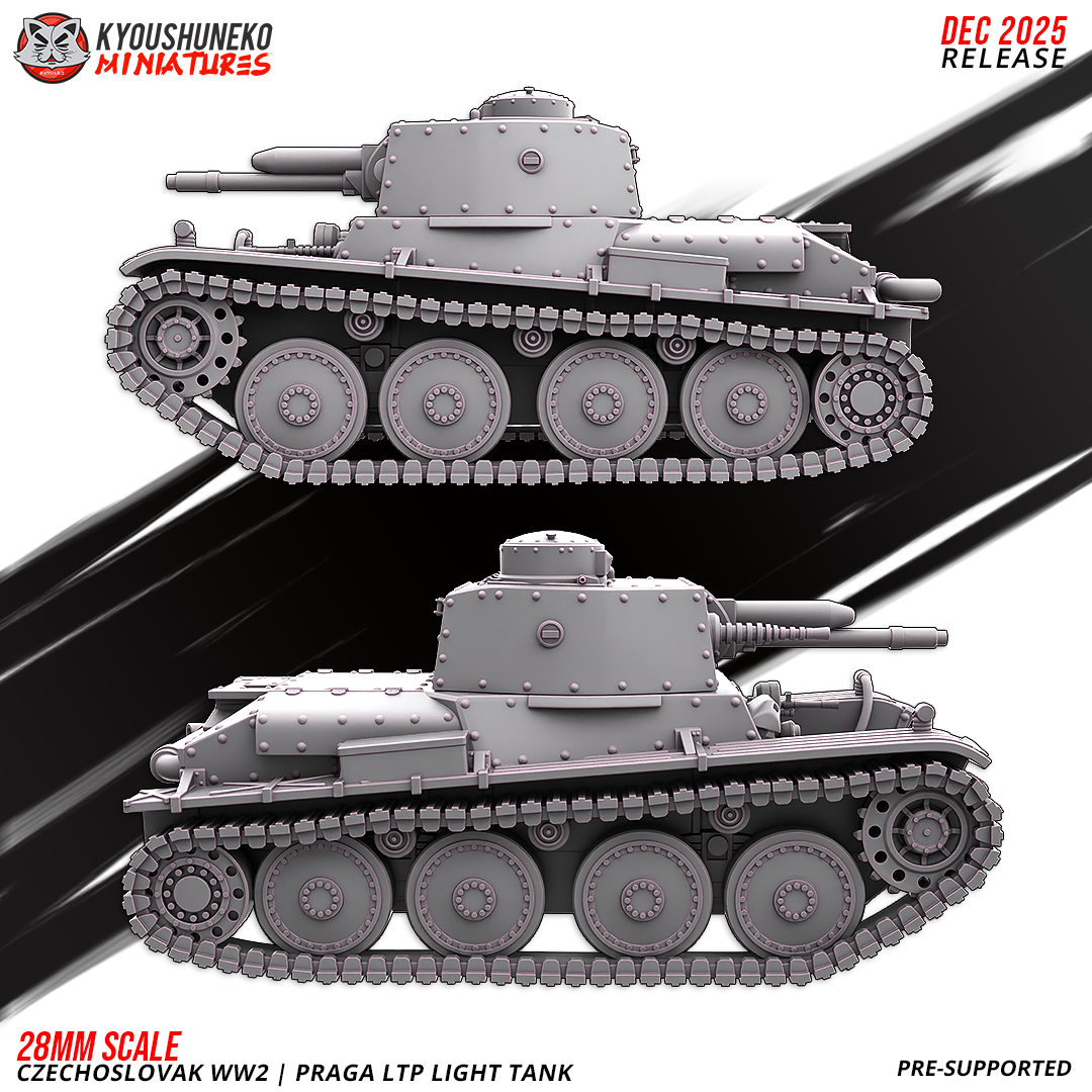 Czechoslovak WW2 Praga LTP Light Tank