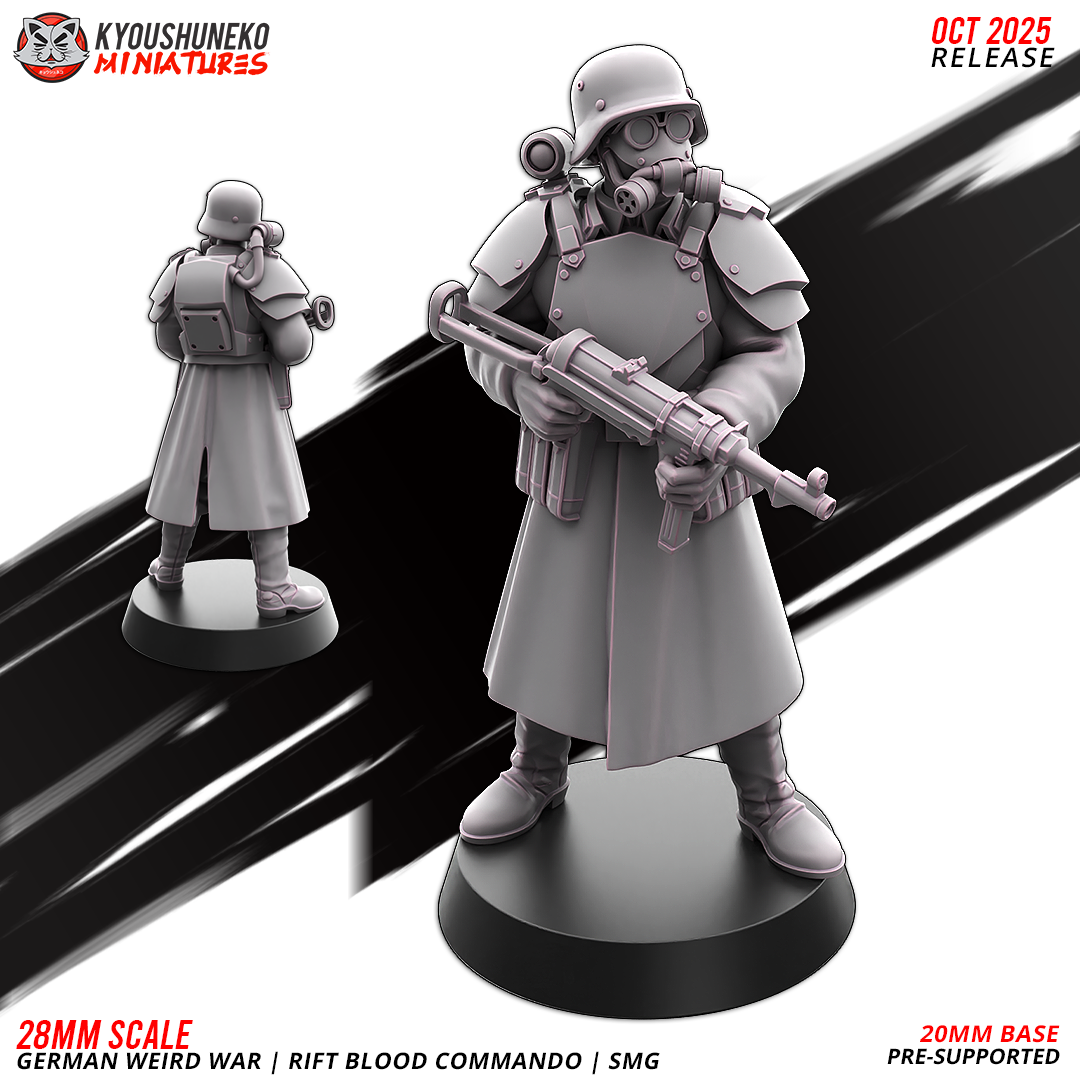 German Weird War Rift Blood Commando SMG