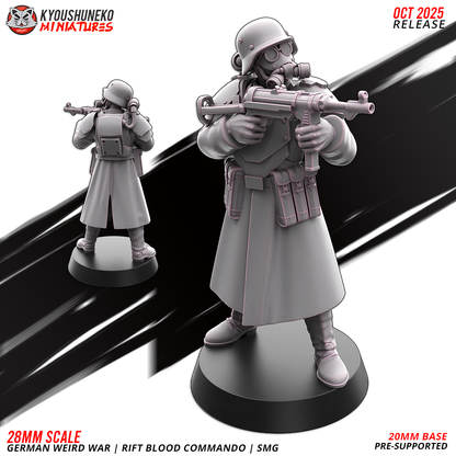 German Weird War Rift Blood Commando SMG