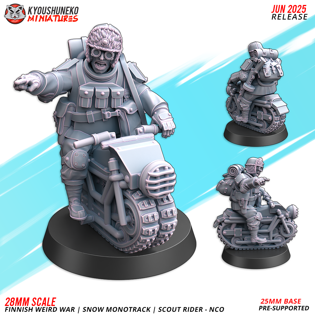 Snow Monotrack Riders - NCO | Finland | Weird War II | Kyoushuneko ...
