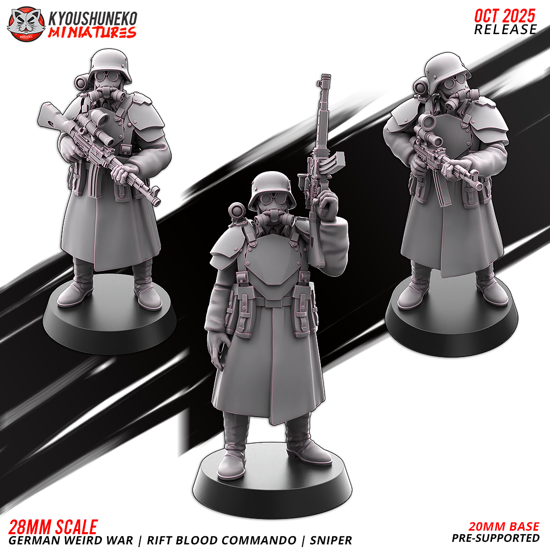 German Weird War Rift Blood Commando Escort Assault Rifle