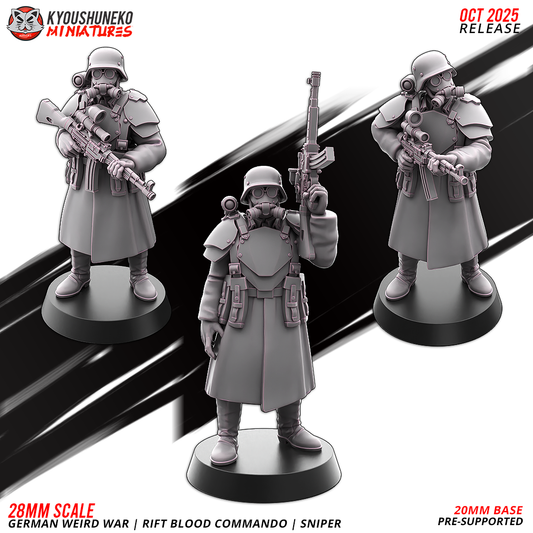 German Weird War Rift Blood Commando Escort Assault Rifle