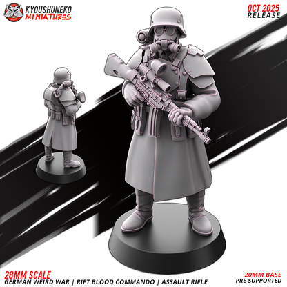 German Weird War Rift Blood Commando Escort Assault Rifle