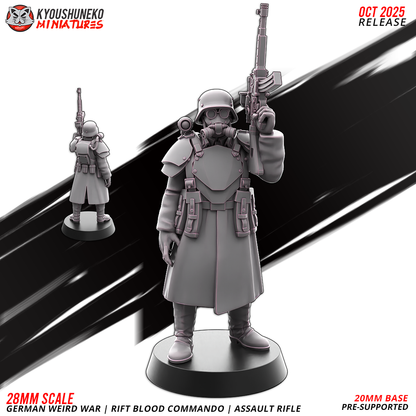 German Weird War Rift Blood Commando Escort Assault Rifle