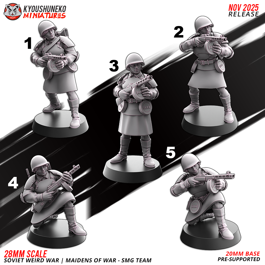 Soviet Weird War Maidens SMG
