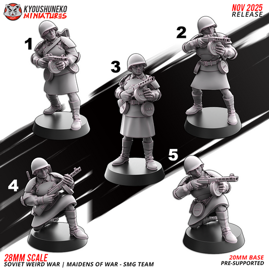 Soviet Weird War Maidens SMG