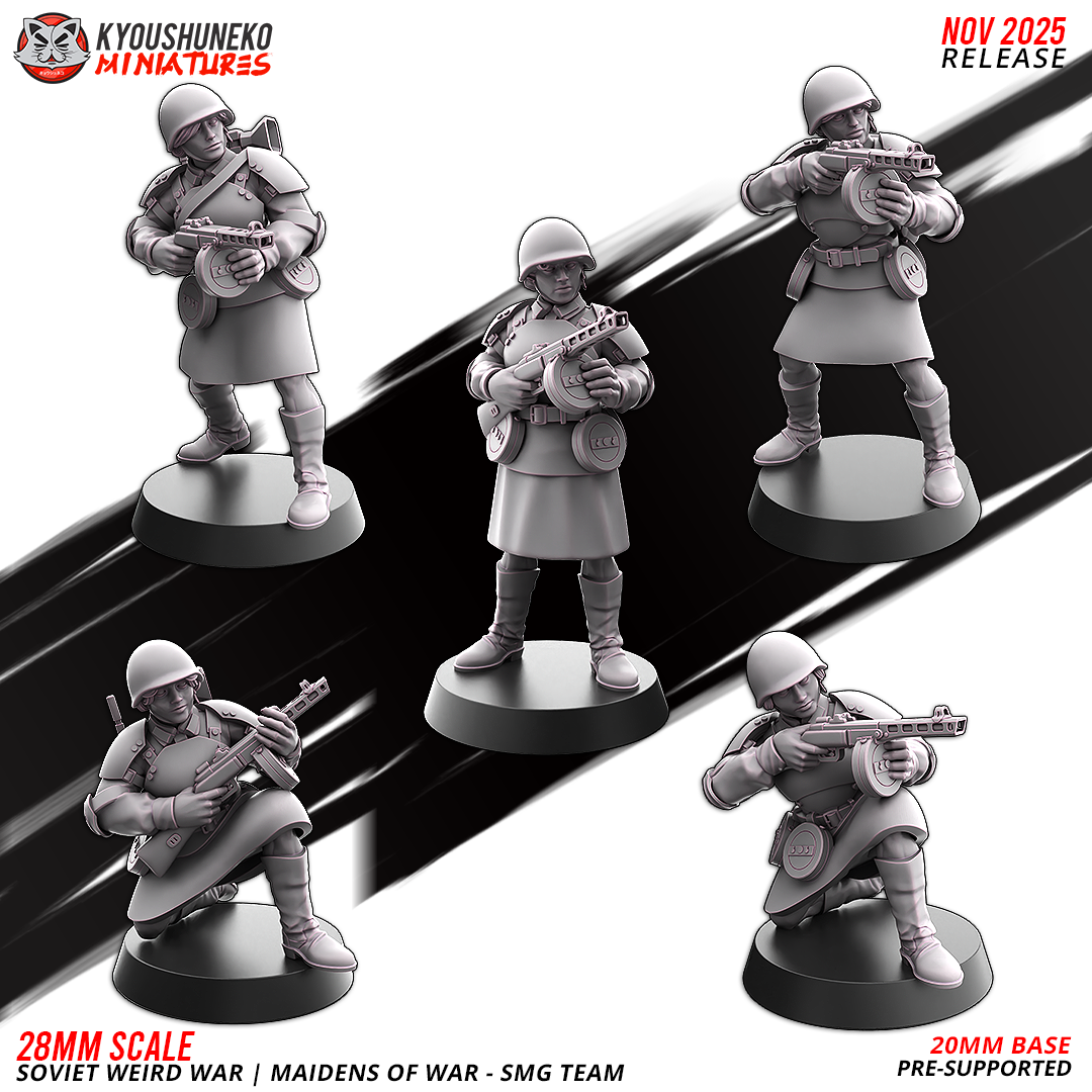 Soviet Weird War Maidens SMG