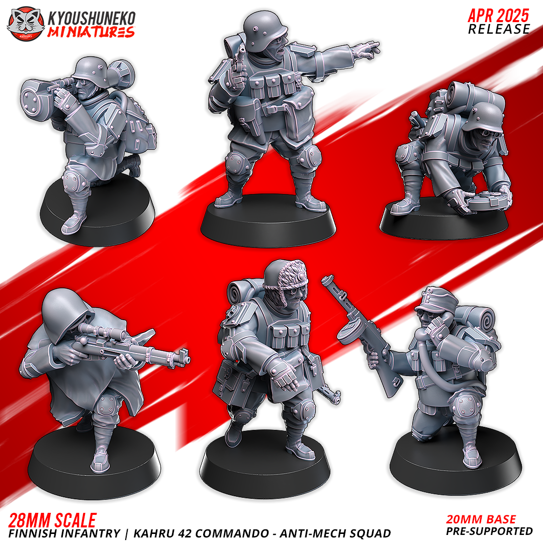 Finnish Infantry - Kahru 42 Anti-Mech Commandos | Finland | Kyoushuneko