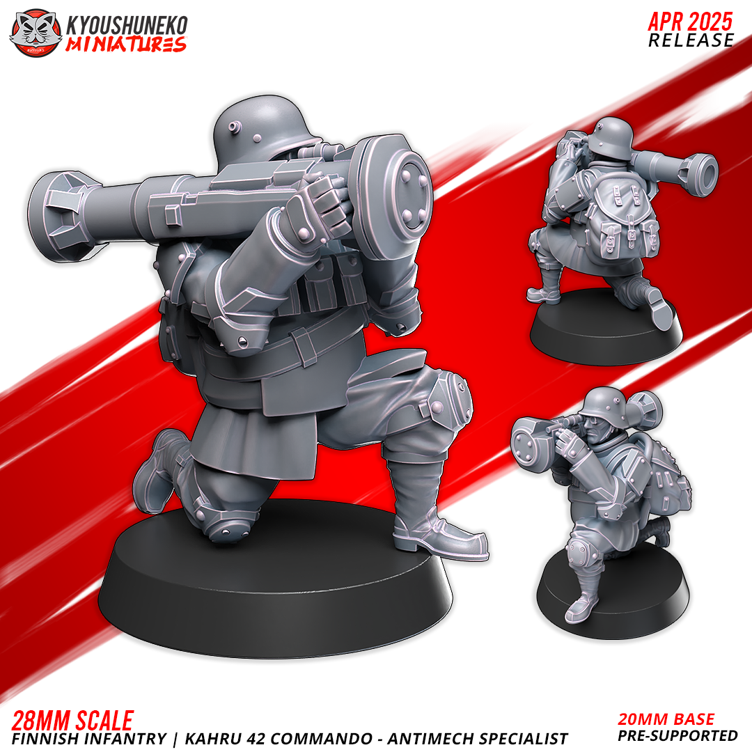 Finnish Infantry - Kahru 42 Anti-Mech Commandos | Finland | Kyoushuneko