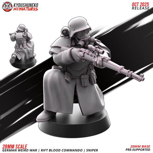 German Weird War Rift Blood Commando Escort Sniper