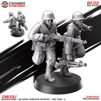Naval Garrison Infantry – LMG Teams (Multiple Versions)
