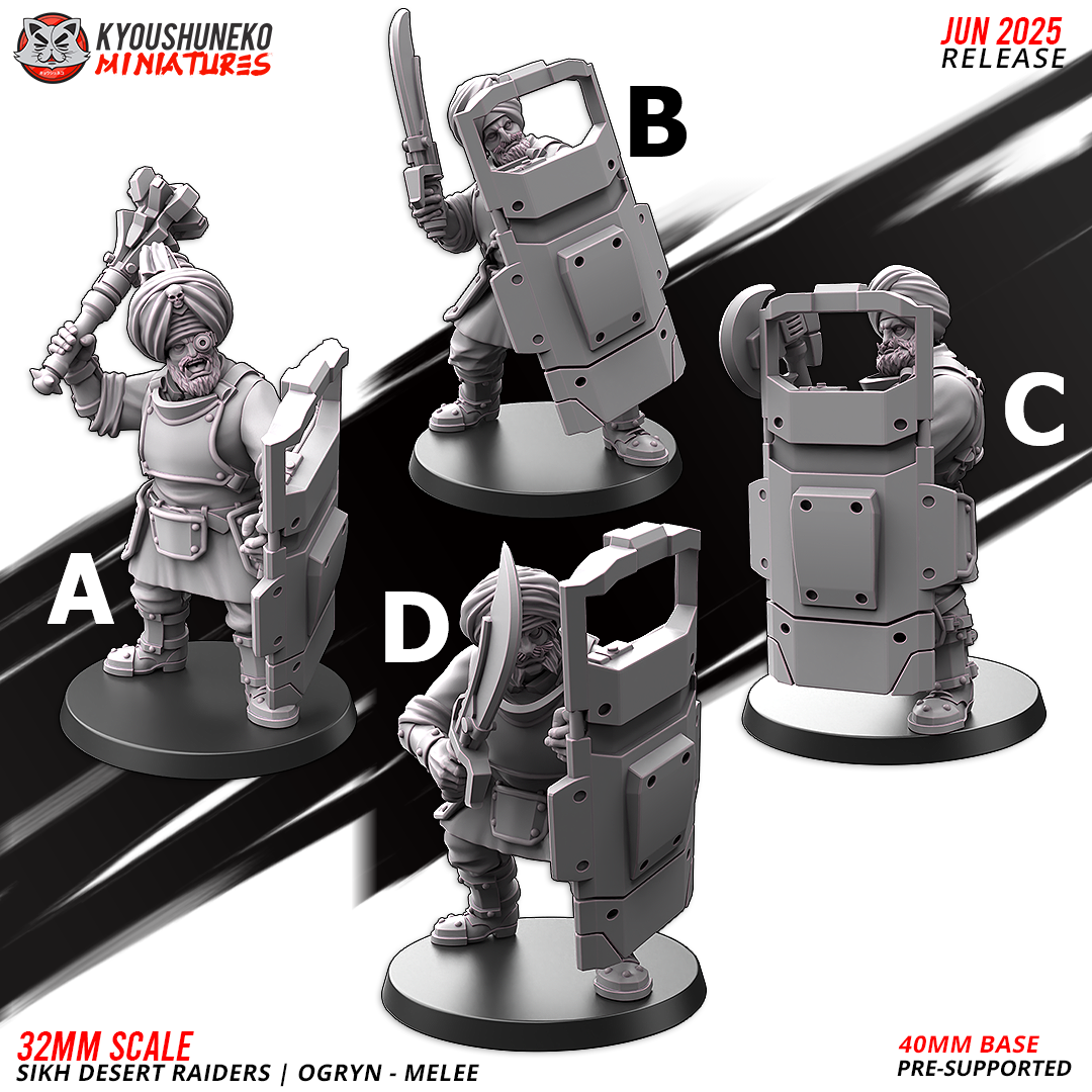 Ogryn Melee Raiders | Sikh Desert Raiders | Kyoushuneko