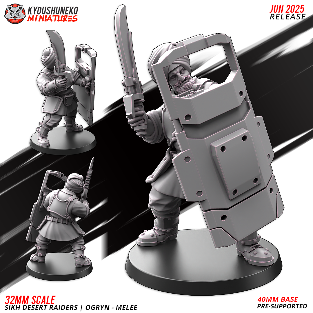 Ogryn Melee Raiders | Sikh Desert Raiders | Kyoushuneko