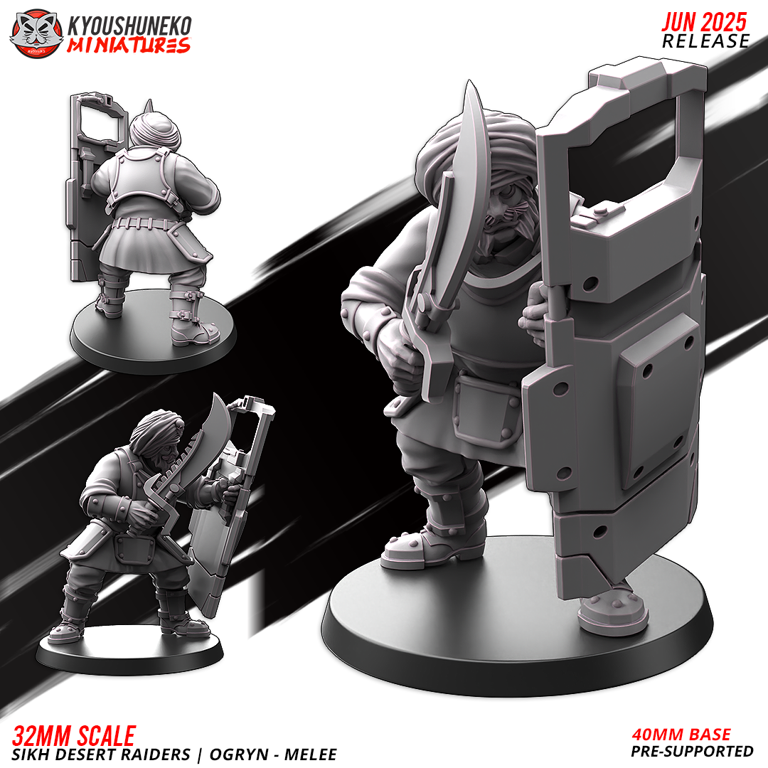 Ogryn Melee Raiders | Sikh Desert Raiders | Kyoushuneko