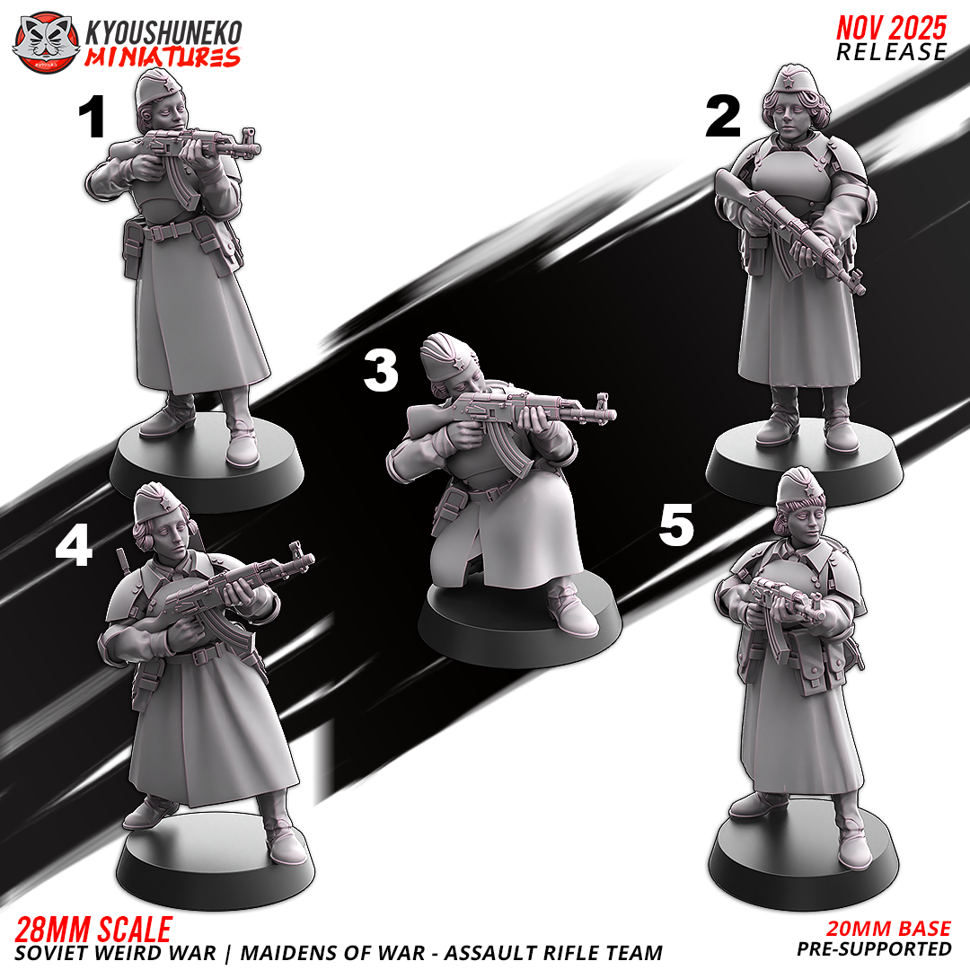 Soviet Weird War Maidens Assault Rifle