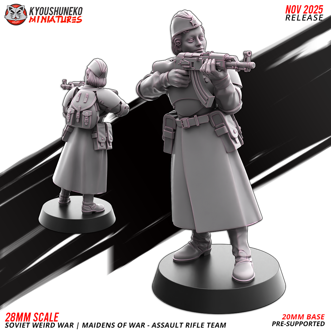 Soviet Weird War Maidens Assault Rifle
