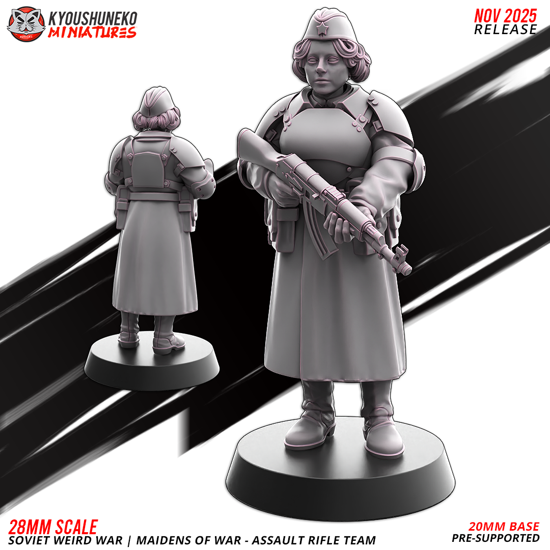 Soviet Weird War Maidens Assault Rifle
