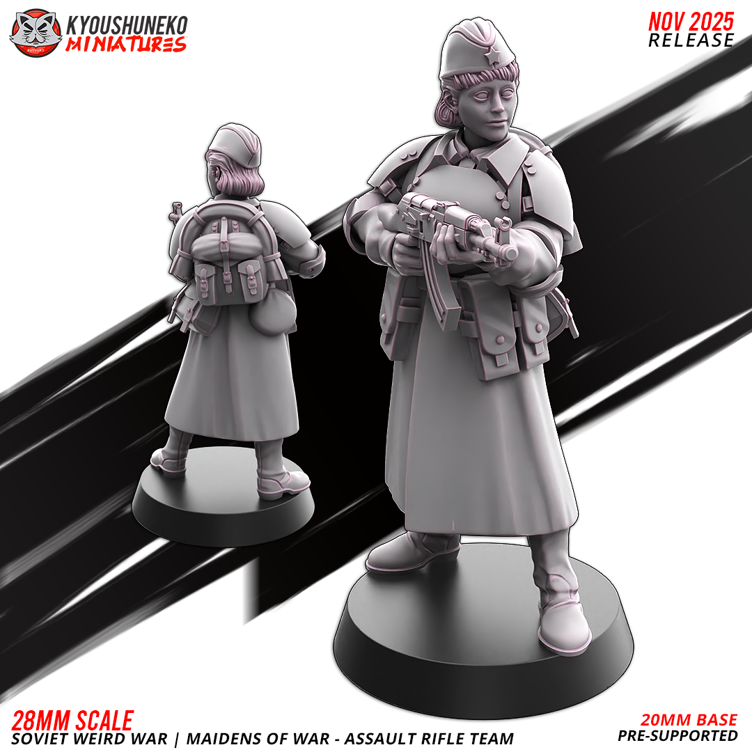 Soviet Weird War Maidens Assault Rifle