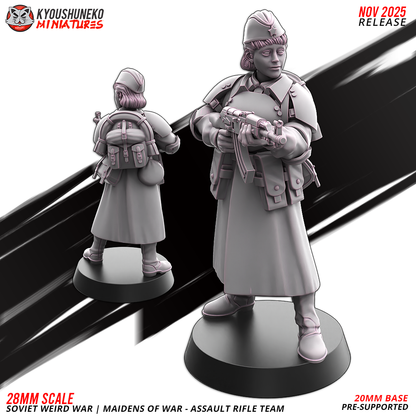 Soviet Weird War Maidens Assault Rifle