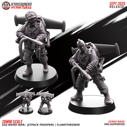 USA Jetpack Flamethrower Troopers