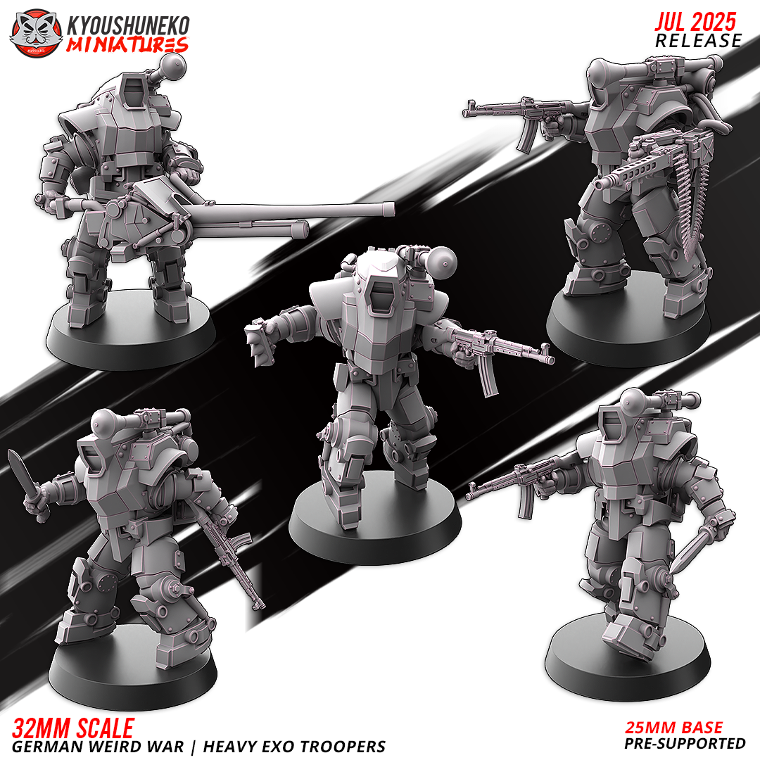 German Heavy Exo Troopers | Weird War II | Germany | Kyoushuneko