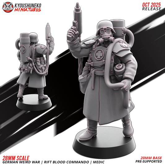 German Weird War Rift Blood Commando Medic