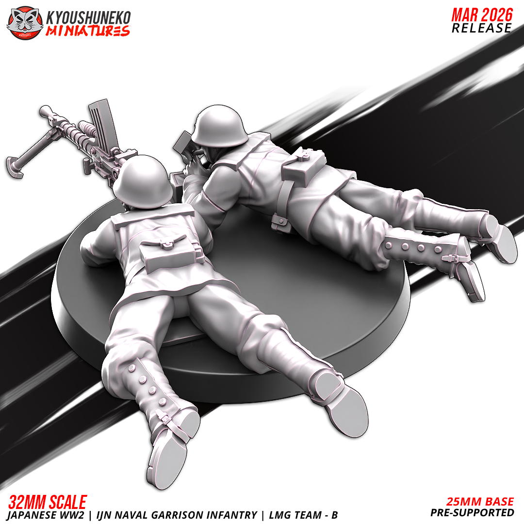 Naval Garrison Infantry – LMG Teams (Multiple Versions)