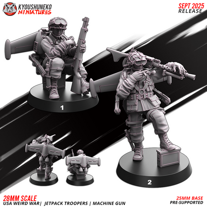 USA Jetpack Machine Gun Troopers