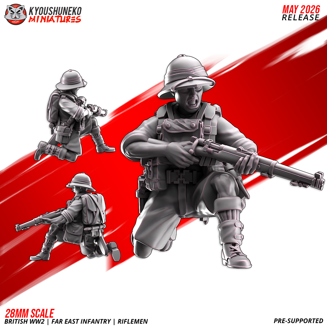British WW2 Far East Riflemen