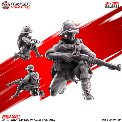 British WW2 Far East Riflemen